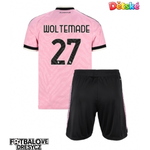 Juventus Nick Woltemade #27 Dětské Venkovní dres komplet 2026-27 Krátký Rukáv (+ trenýrky)